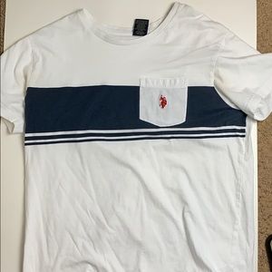 Polo Ralph Lauren Blue & White Tee